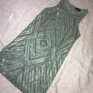 BEBE rhinestone dress
